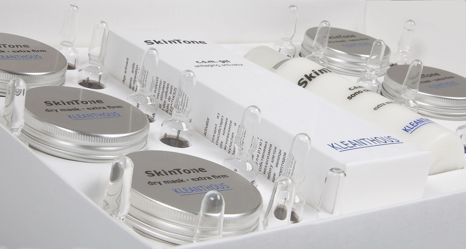 Dr. Kleanthous Kosmetik GmbH – Schönheit und Anti-Aging – Dies ist ein KLEANTHOUS SkinTone Anti-Aging-Behandlungsset.