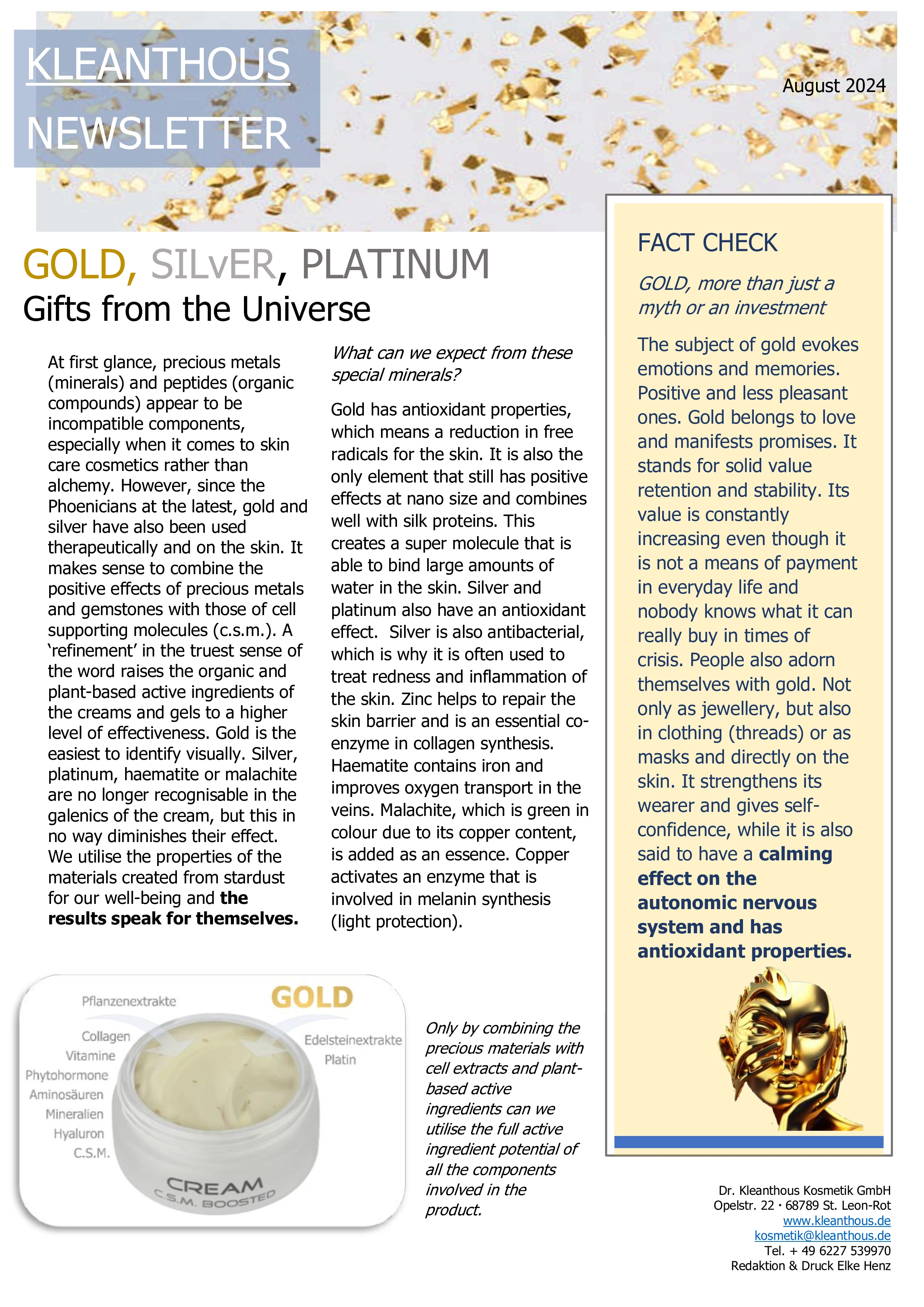 Dr. Kleanthous Kosmetik GmbH - Beauty And Anti-aging - KLEANTHOUS Academy